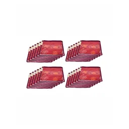 Ajabh Maroon Set of 6 Regular Multi-Utility Organisers-picture-22