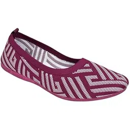 ajanta Women's Stylish Knitted Ballerinas | Premium Slip-On Flat Jutis & Bellies | Lightweight, Non-Slip Dailywear Shoes-picture-24