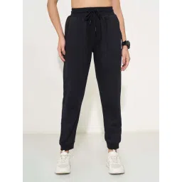 Ajile By Pantaloons Black Beauty Comfort Fit Joggers-picture-22
