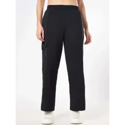 Ajile by Pantaloons Black Cotton Plain Pants-picture-42