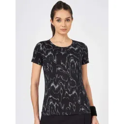 Ajile by Pantaloons Black Cotton Printed T-Shirt-picture-14