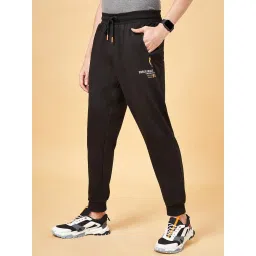 Ajile By Pantaloons Black Cotton Slim Fit Sports Joggers image 3