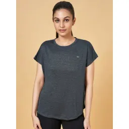 Ajile by Pantaloons Black Regular Fit Sports T-Shirt-picture-16