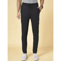 Ajile by Pantaloons Black Slim Fit Self Pattern Joggers-picture-26