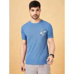 Ajile By Pantaloons Blue Slim Fit Printed T-Shirt-picture-34