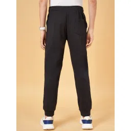 Ajile by Pantaloons Charcoal Black Cotton Regular Fit Joggers image 2