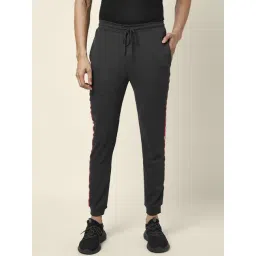 Ajile by Pantaloons Charcoal Melange Slim Fit Texture Joggers-picture-28