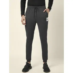 Ajile by Pantaloons Charcoal Melange Slim Fit Texture Joggers-picture-27