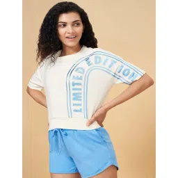 Ajile by Pantaloons Cream Cotton Printed Top-picture-18