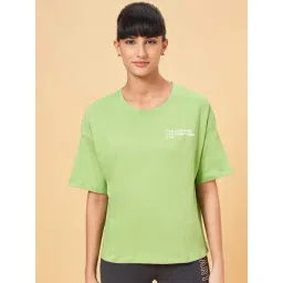 Ajile by Pantaloons Green Cotton Printed Sports T-Shirt-picture-22