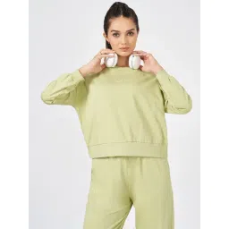Ajile by Pantaloons Green Solid Sweatshirt-picture-11