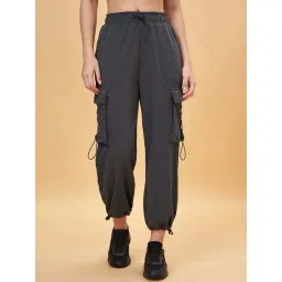 Ajile by Pantaloons Grey Cotton Joggers-picture-41