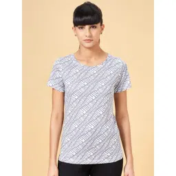 Ajile by Pantaloons Grey Cotton Printed Sports T-Shirt-picture-28