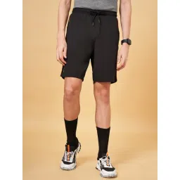 Ajile by Pantaloons Jet Black Slim Fit Shorts-picture-15