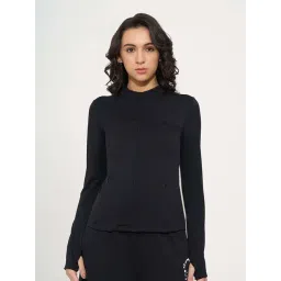 Ajile By Pantaloons Jet Black Slim Fit Sports Jacket-picture-25