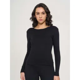 Ajile By Pantaloons Jet Black Slim Fit Sports T-Shirt-picture-23