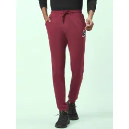 Ajile by Pantaloons Maroon Slim Fit Printed Joggers-picture-45