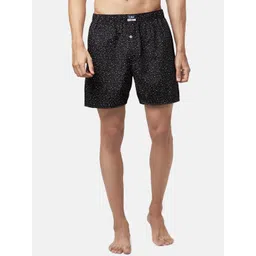 Ajile by Pantaloons Men Black Printed Pure Cotton Boxers 8905685184002-picture-34