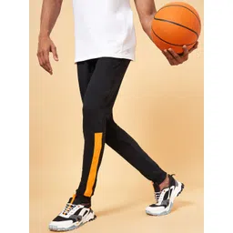 Ajile by Pantaloons Men Black Solid Slim-Fit Joggers-picture-33