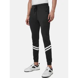 Ajile by Pantaloons Men Charcoal Solid Slim-Fit Joggers-picture-35