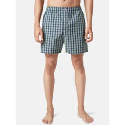 Ajile by Pantaloons Men Checked Pure Cotton Boxers 110112408GREEN-picture-33