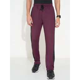 Ajile by Pantaloons Men Colourblocked Relaxed-Fit Mid-Rise Track Pants-picture-25