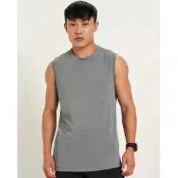 ajile by pantaloons Men Typographic Print Sleeveless Vest-picture-12