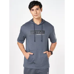 Ajile by Pantaloons Men Typography Hooded Pockets T-shirt-picture-30