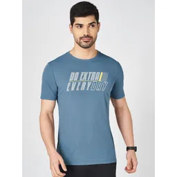 Ajile by Pantaloons Men Typography Printed Round Neck Slim Fit T-shirt-picture-18