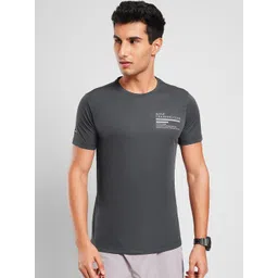 Ajile by Pantaloons Men Typography Printed Round Neck Slim Fit T-shirt-picture-19