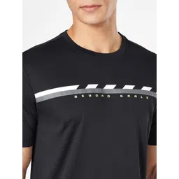 Ajile by Pantaloons Men Typography Printed Round Neck Slim Fit T-shirt image 2