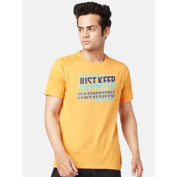 Ajile by Pantaloons Men Typography Printed Slim Fit Cotton T-shirt-picture-43