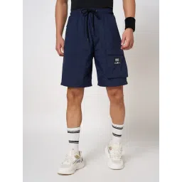 Ajile By Pantaloons Navy Regular Fit Sports Shorts-picture-22