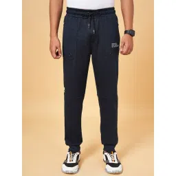 Ajile by Pantaloons Navy Slim Fit Printed Joggers-picture-18