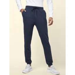 Ajile by Pantaloons Navy Slim Fit Striped Joggers-picture-43