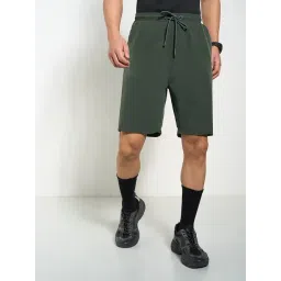 Ajile By Pantaloons Olive Regular Fit Sports Shorts-picture-29