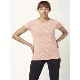 Ajile by Pantaloons Pink Cotton Printed Sports T-Shirt-picture-32