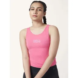 Ajile by Pantaloons Pink Cotton Printed Tank Top-picture-37