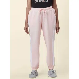 Ajile by Pantaloons Pink Cotton Striped Joggers-picture-20