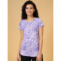 Ajile by Pantaloons Printed Round Neck Sports Cotton T-shirt-picture-26