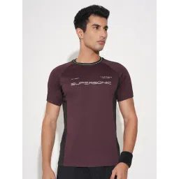 Ajile By Pantaloons Prune Cotton Slim Fit Printed T-Shirt-picture-33