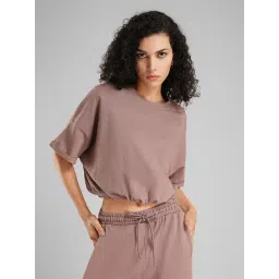 Ajile By Pantaloons Purple Cotton Comfort Fit T-Shirt-picture-12