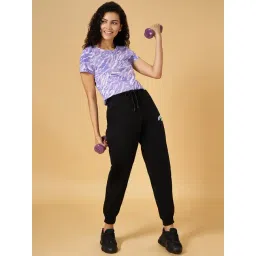 Ajile by Pantaloons Purple Cotton Printed Sports T-Shirt image 5