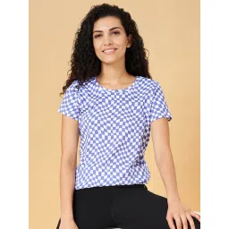 Ajile by Pantaloons Purple Cotton Printed T-Shirt-picture-41