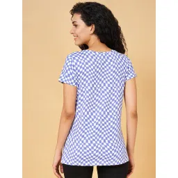 Ajile by Pantaloons Purple Cotton Printed T-Shirt image 2