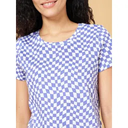 Ajile by Pantaloons Purple Cotton Printed T-Shirt image 5