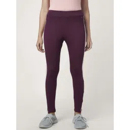 Ajile by Pantaloons Purple Cotton Printed Tights-picture-38