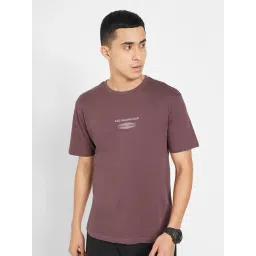 Ajile By Pantaloons Purple Cotton Relaxed Fit Printed T-Shirt-picture-42