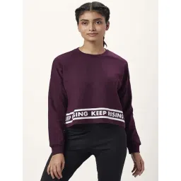Ajile by Pantaloons Purple Cotton Sweatshirt-picture-30