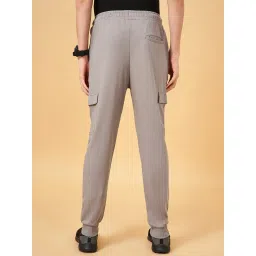 Ajile by Pantaloons Steel Grey Regular Fit Joggers image 2